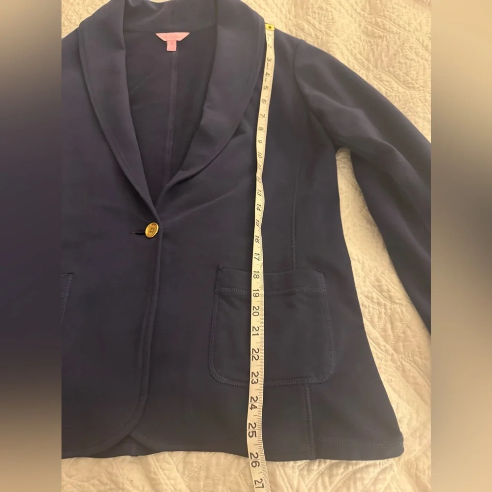 Lilly Pulitzer Navy Blazer XL - Picture 5 of 9